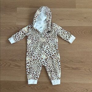Nike Brown and White Kids One Piece